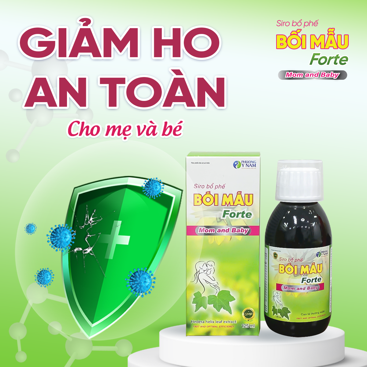 Bổ phế Bối Mẫu Forte Mom and Baby