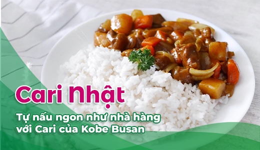 Nấu Cà Ri Nhật Ngon Như Nhà Hàng Với Viên Cà Ri Kobe Bussan