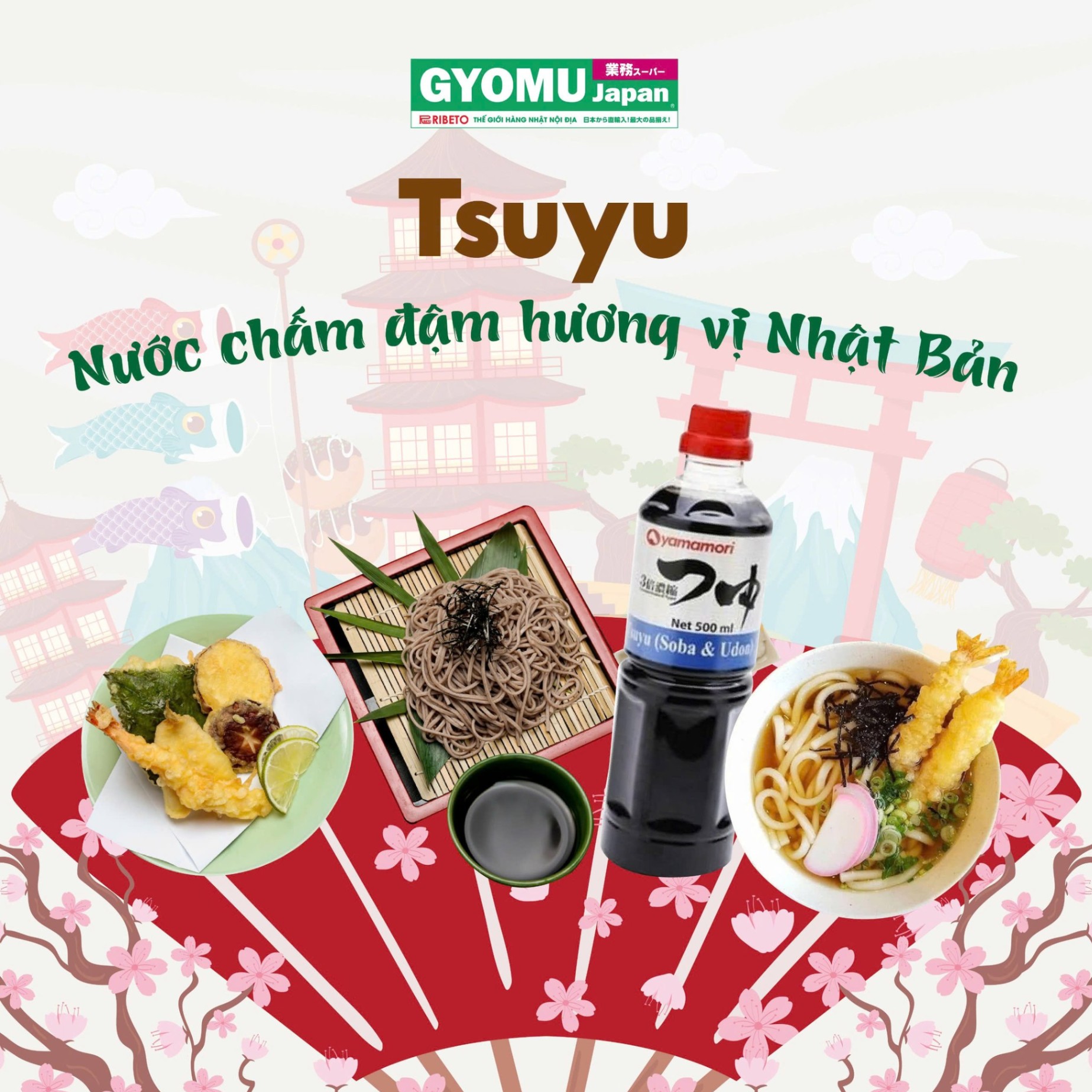 Tsuyu – Nước Chấm Mang Đậm Hương Vị Nhật Bản
