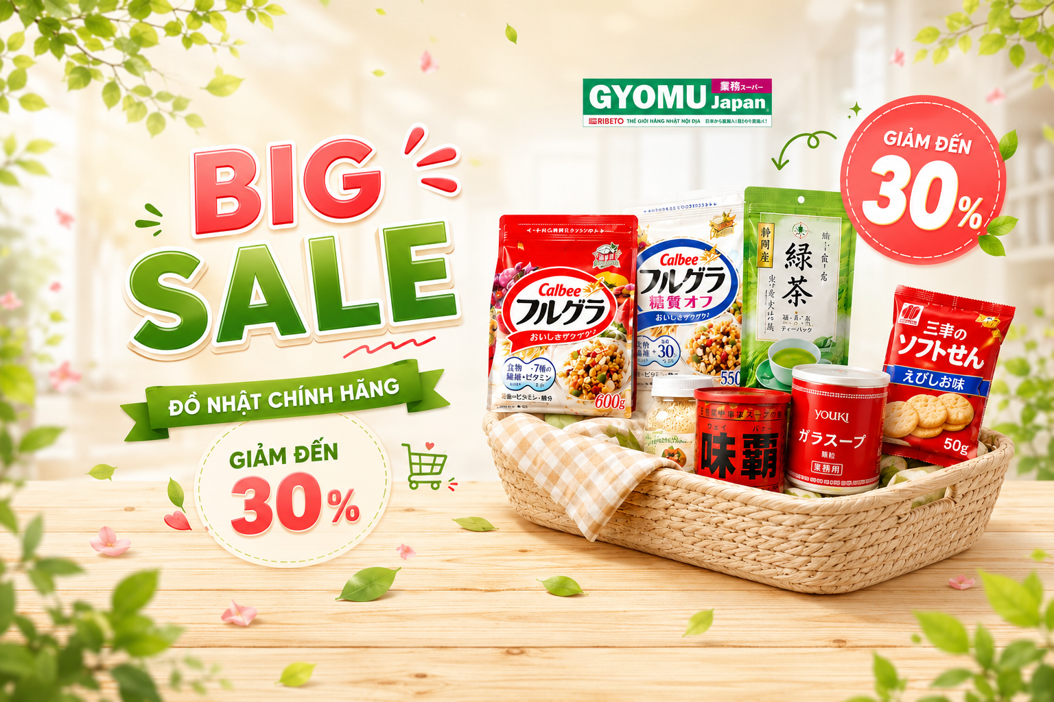 BIG SALE ĐỒ NHẬT CHÍNH HÃNG TẠI GYOMU JAPAN - MUA SẮM TIẾT KIỆM CHI TÍN ĐỒ HÀNG NHẬT