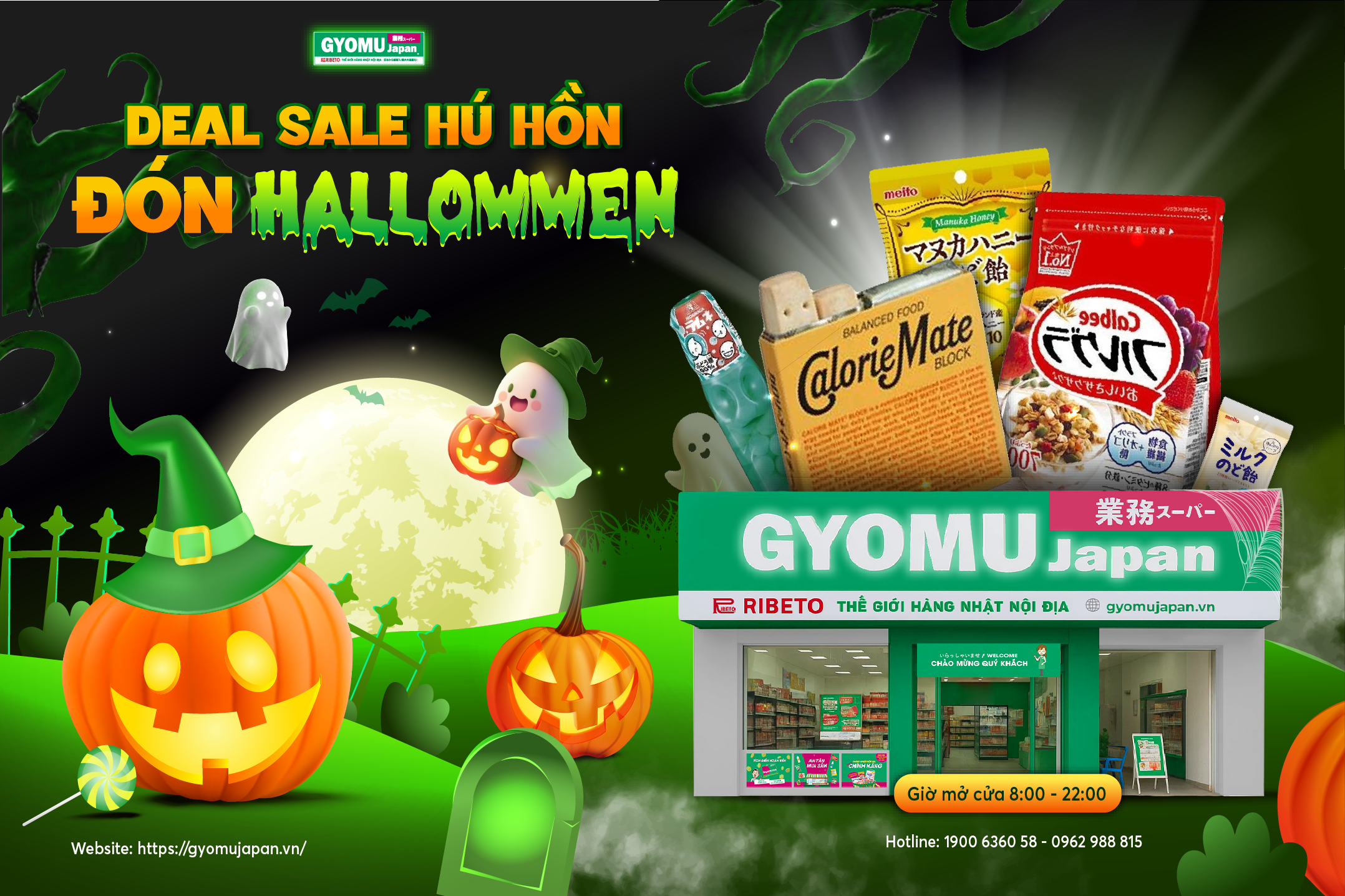 DEAL SALE HÚ HỒN - ĐÓN HALLOWEEN
