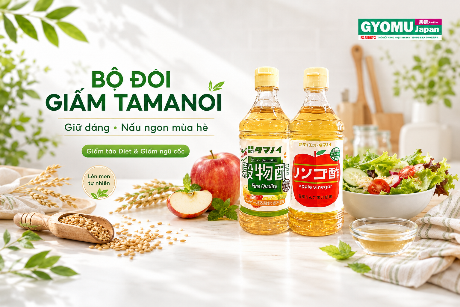 MỠ BỤNG KHÓ GIẢM? BÍ QUYẾT DÙNG GIẤM CHUẨN KHOA HỌC CỦA NGƯỜI NHẬT HỖ TRỢ TIÊU HÓA VÀ XÂY DỰNG CHẾ ĐỘ ĂN LÀNH MẠNH