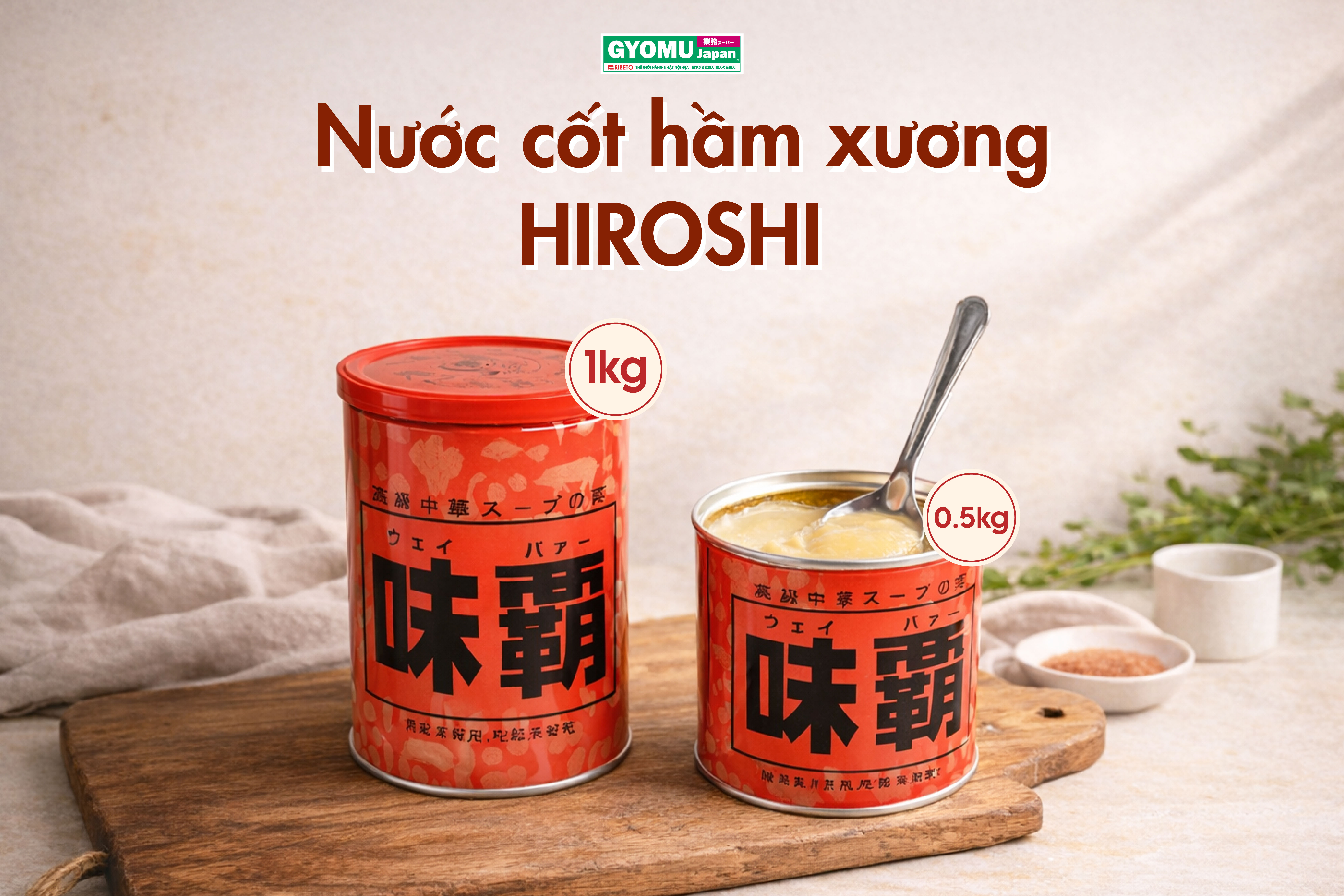 NƯỚC CỐT HẦM XƯƠNG HIROSHI NHẬT BẢN