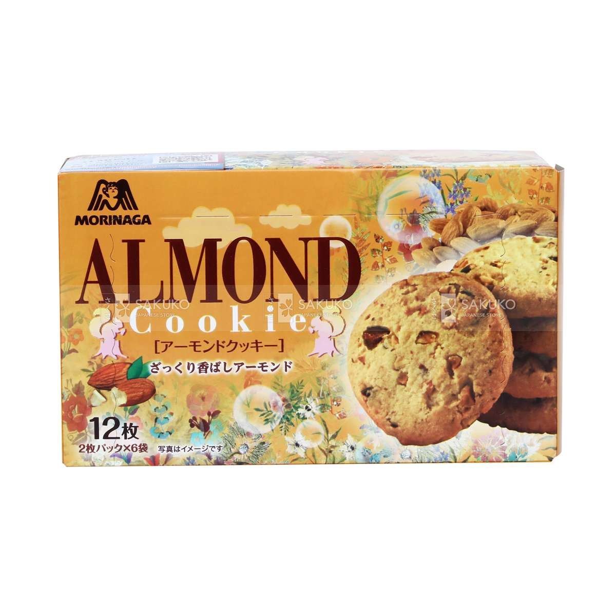 MORINAGA_Bánh quy hạnh nhân 12P