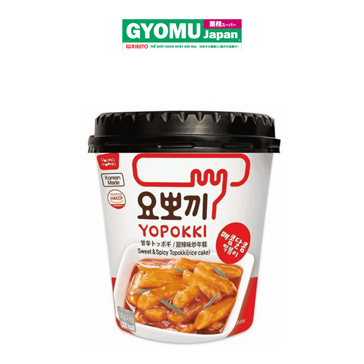 Bánh Gạo Topokki  Vị Cay Ngọt 140G