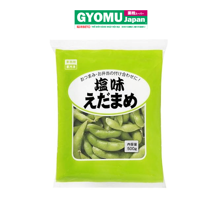 KOBE BUSSAN_Đậu nành luộc tẩm muối đông lạnh 500g
