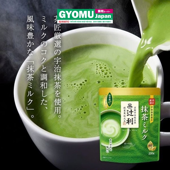 UJI_Bột trà sữa vị trà xanh sữa 190g