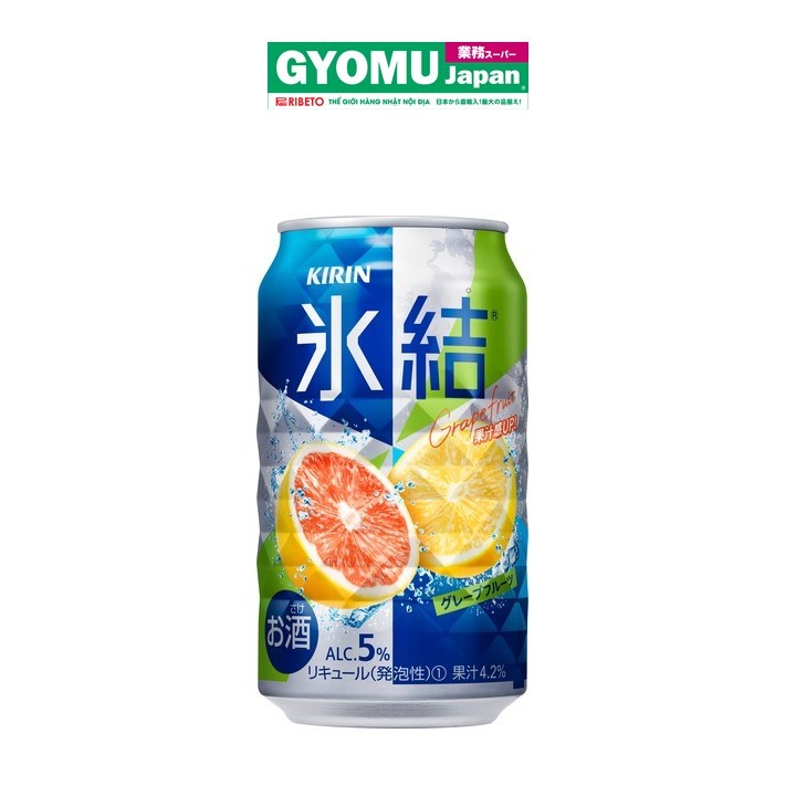 KIRIN_NGK có cồn Hyoketsu vị bưởi hồng 5% 350ml