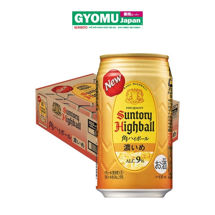 Rượu mùi Suntory Highball Kaku alc 9% 350ml