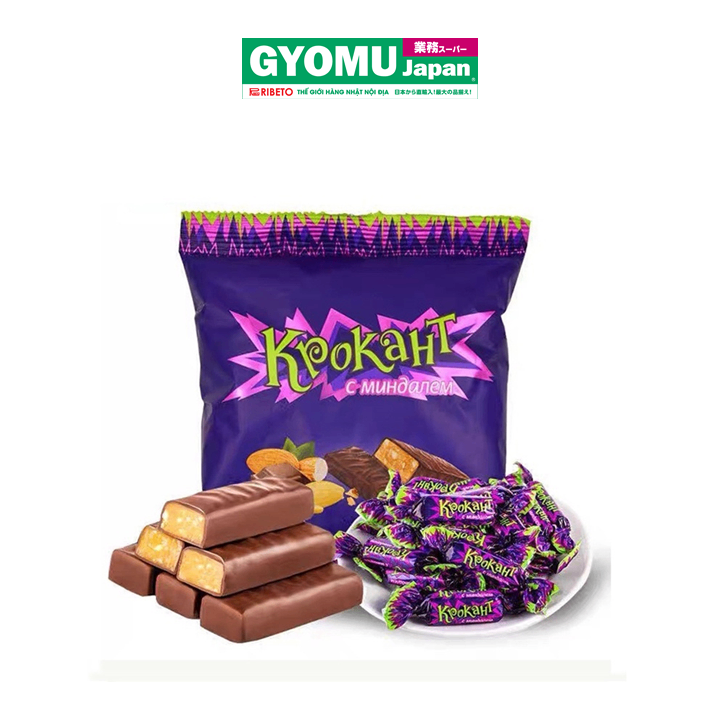 Kẹo Krokant đậu phộng rang với hạnh nhân phủ socola 180g