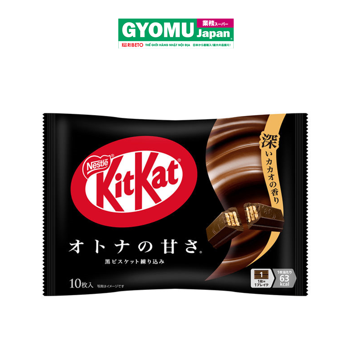 KITKAT_Bánh xốp đậm vị socola đen mini 130g