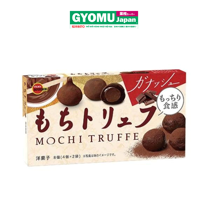 BOURBON_Bánh mochi vị socola truffe 87g (cha)