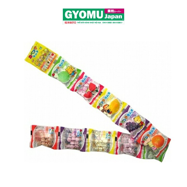 YAOKIN_Kẹo Ramune mix vị trái cây 10P 40g