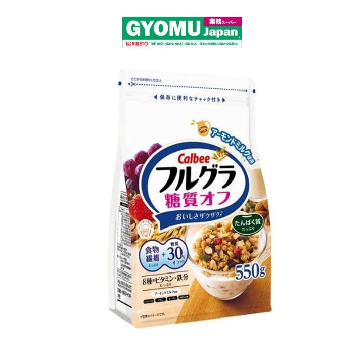 CALBEE_Ngũ cốc giảm đường 550g (mã mới 2025)