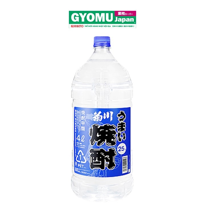 KIKUKAWA_Rượu soju Umai 25% 4L