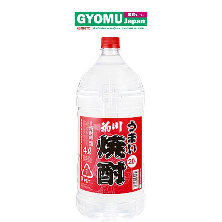 KIKUKAWA_Rượu soju Umai 20% 4L