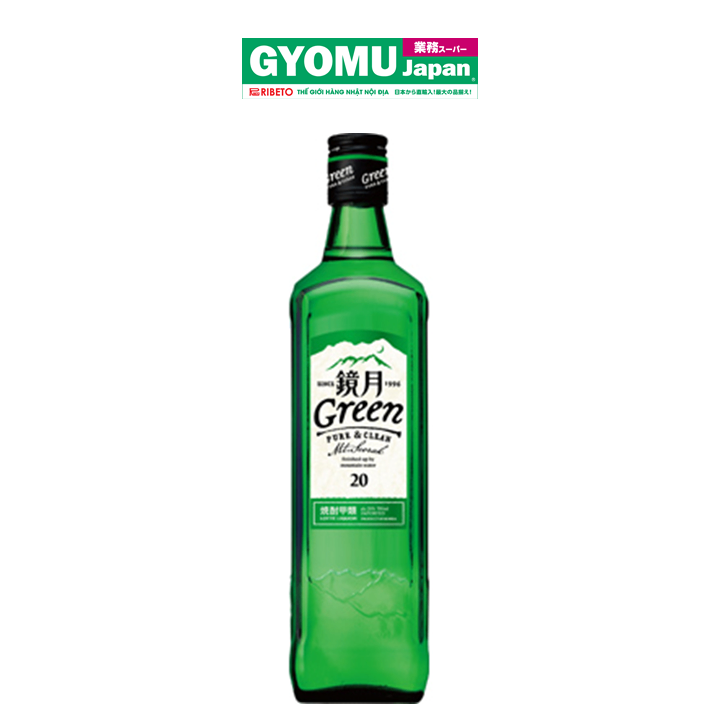 SUNTORY_Rượu soju Kyougetsu Green 20% 700ml