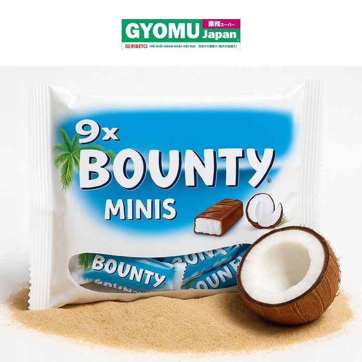 MARS_Socola Bounty Minis nhân dừa 275g