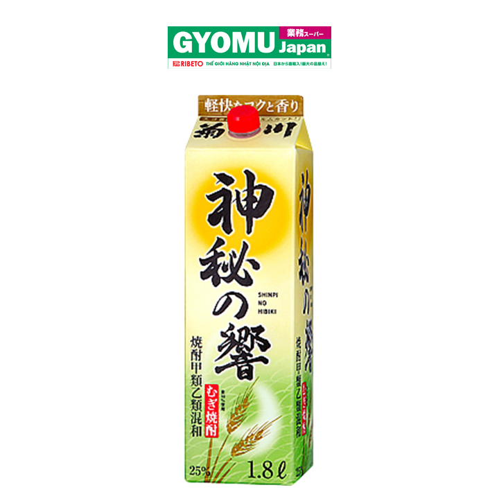 KIKUKAWA_Rượu soju Shinpi No Hibiki 25% 1.8L