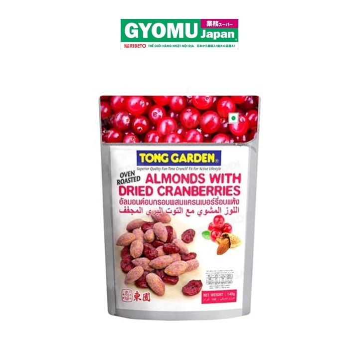 TONG GARDEN_Hạnh nhân mix trái nam việt quất sấy khô 140g