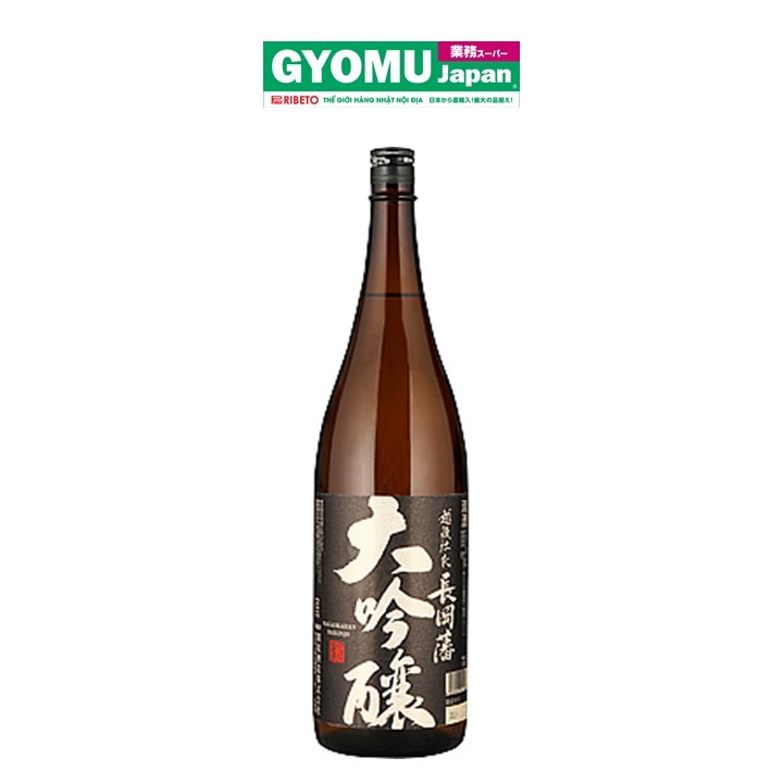 SEIKIHARA_Rượu sake Nagaokahan Daiginjo 15% 1.8L