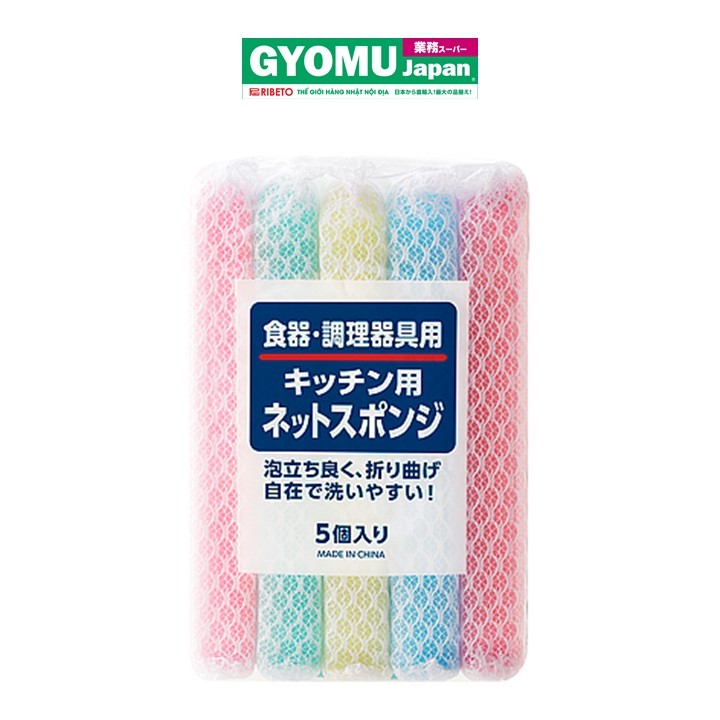 KOBE BUSSAN_Miếng rửa chén 5P