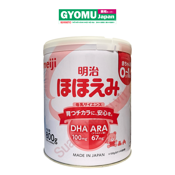 MEIJI_Sữa cho trẻ từ 0-1 tuổi 800g (cha)