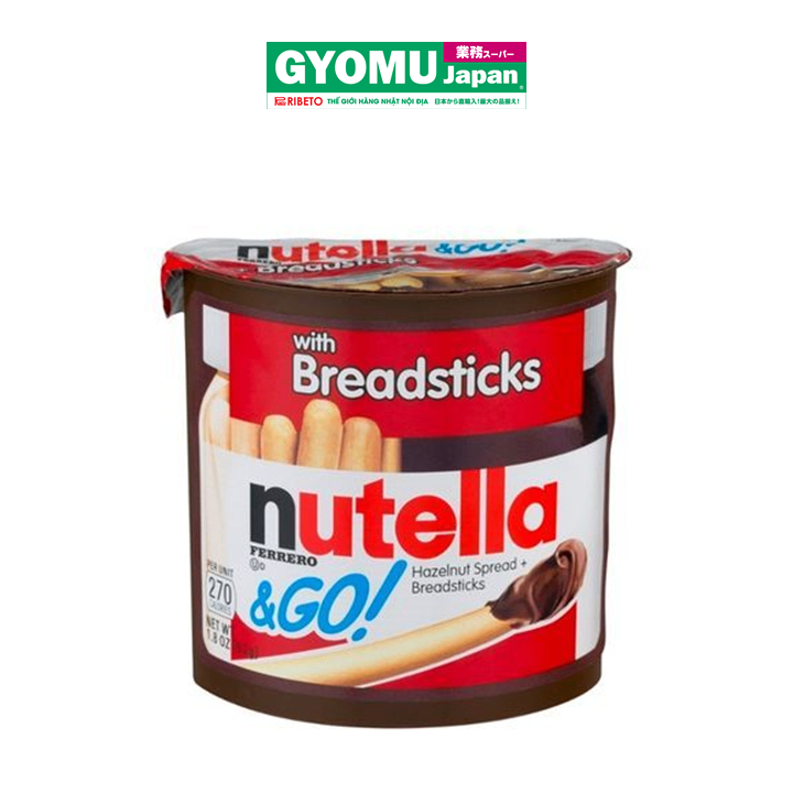 NUTTELA & GO_Bánh chấm với bánh mì 52g