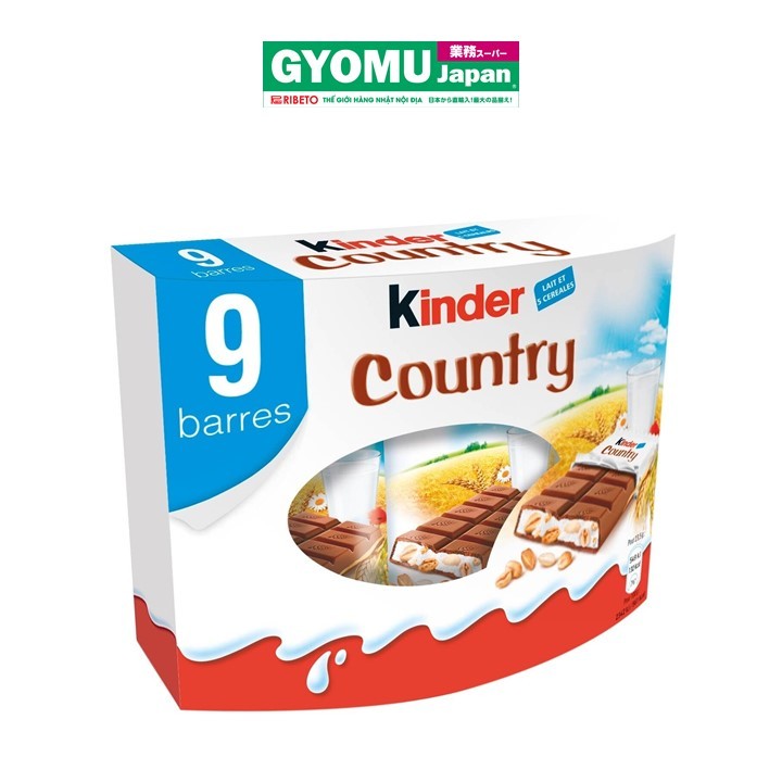 KINDER_Socola nhân ngũ cốc 9P 211.5g