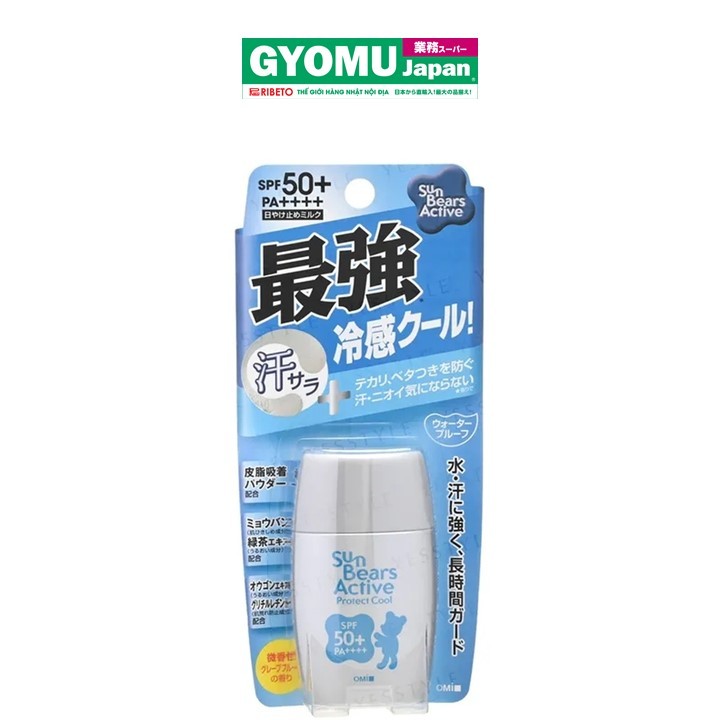 OMIBH_KCN Sunbear hương bạc hà SPF 50+ 30g