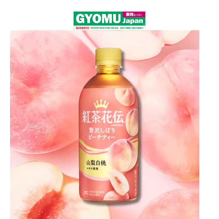 KOCHA KADEN_Trà Crafttea vị đào 440ml