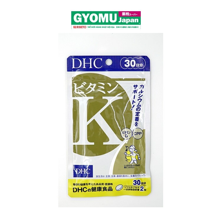 DHC_TPCN bổ sung Vitamin K 30 ngày