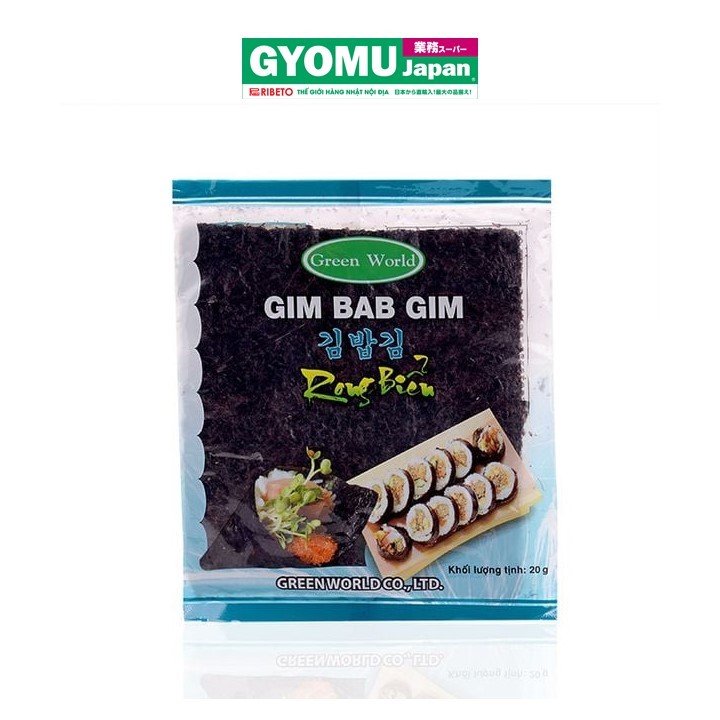 GREEN WORLD_Rong biển Gimbab 20g