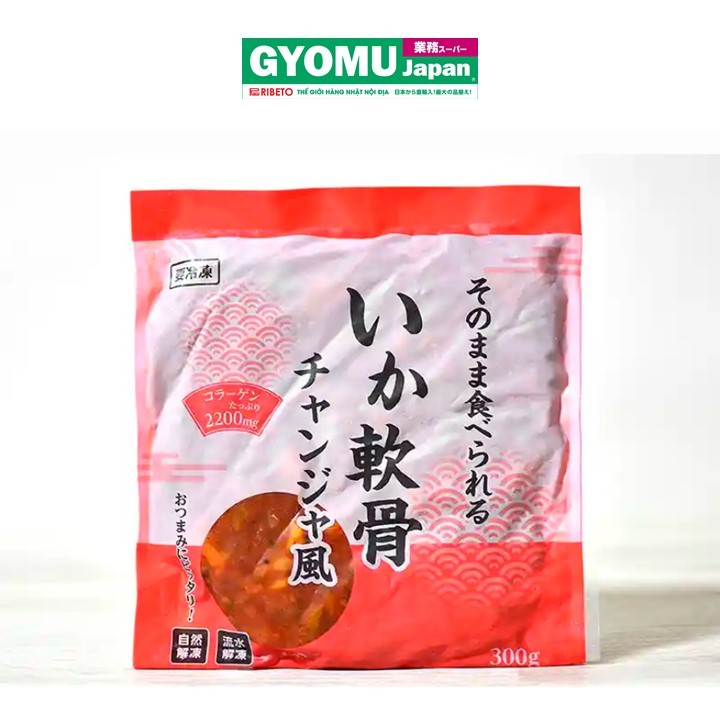 KOBE BUSSAN_Sụn mực ăn liền vị chanja đông lạnh 300g