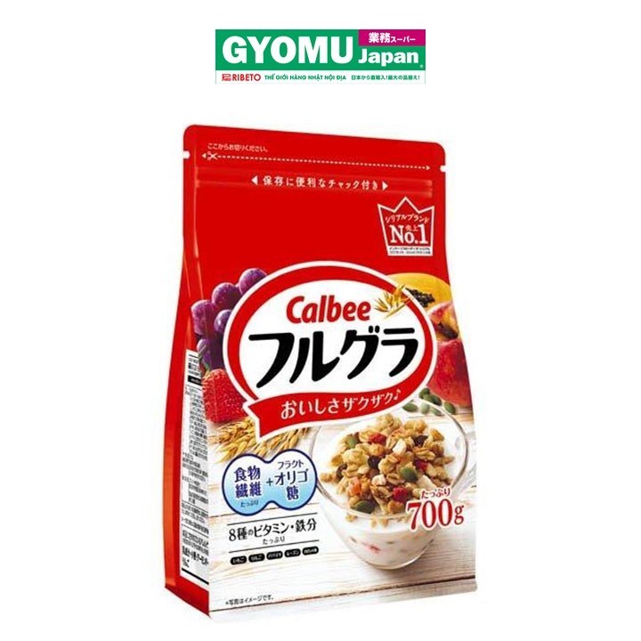 CALBEE_Ngũ cốc vị truyền thống túi đỏ (cha)