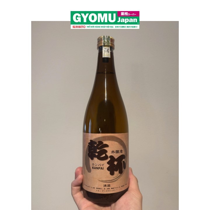 HAJIME_Rượu sake Kanpai 14% 720ml