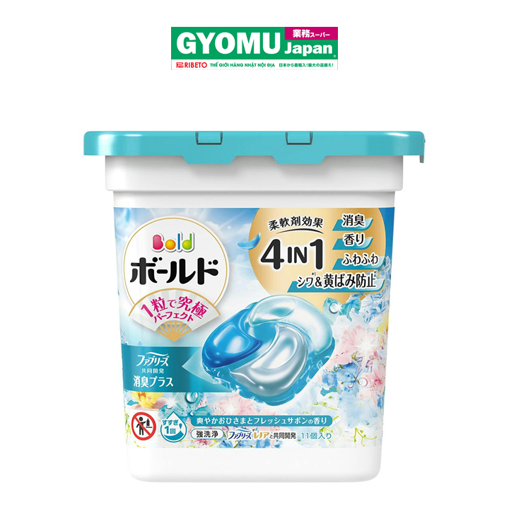 P&G_Viên giặt Bold xanh 11 viên (cod mới 2025)