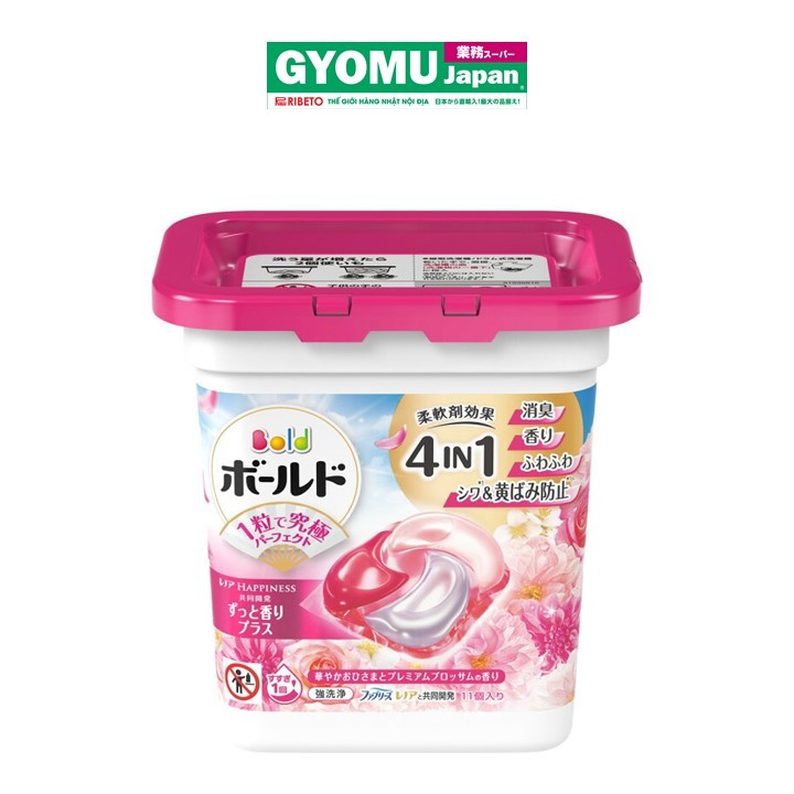 P&G_Viên giặt Bold hồng 11 viên (cod mới 2025)