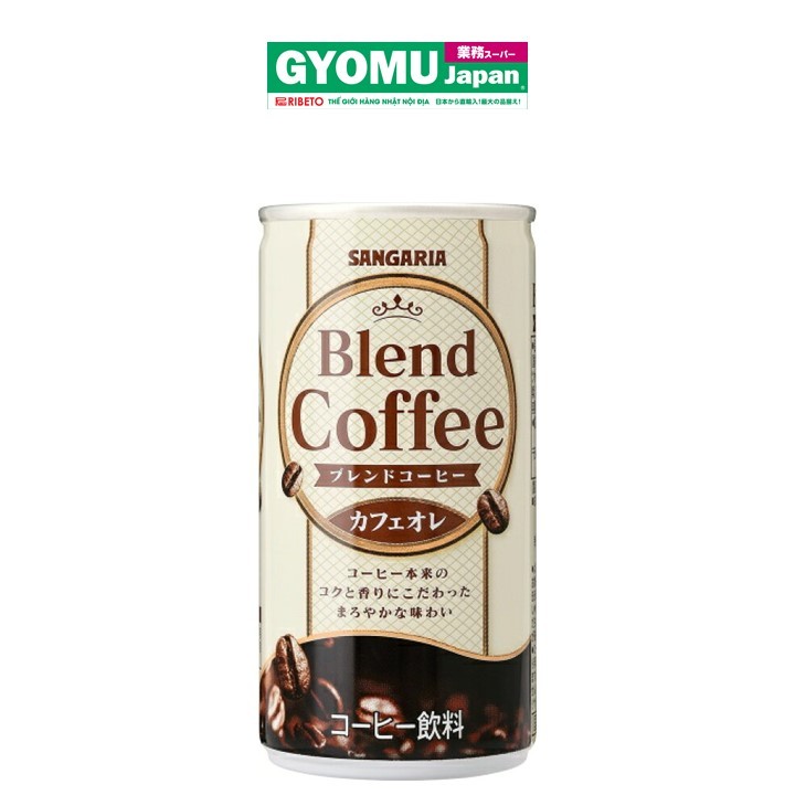 SANGARIA_Cafe sữa lon 185g