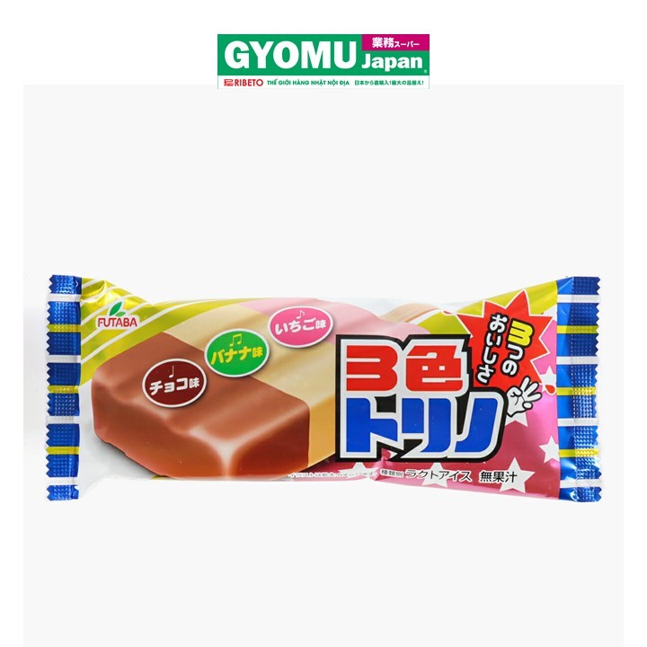FUTABA_Kem 3 vị dâu, chuối, socola 105g