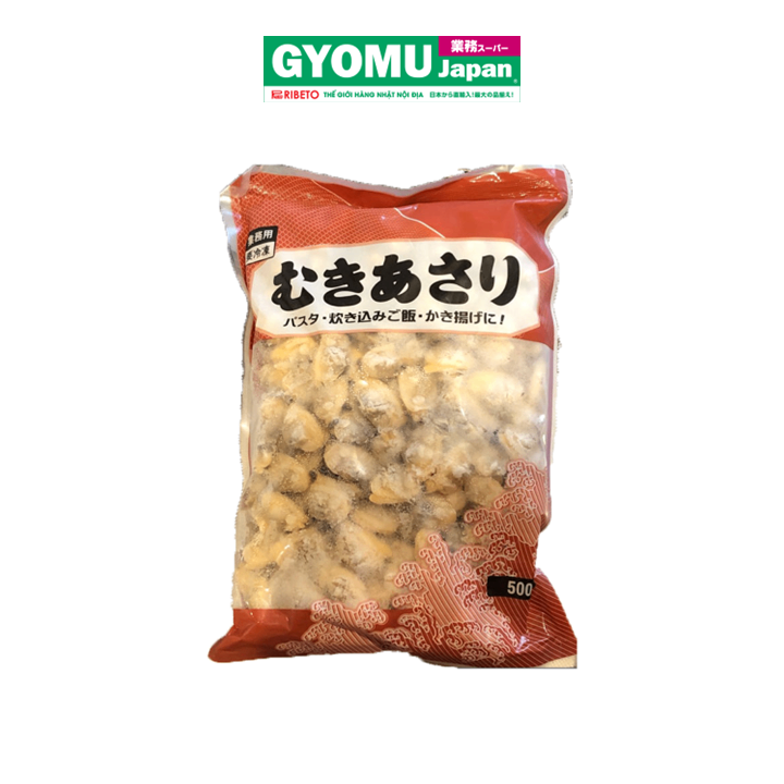 KOBE BUSSAN_Thịt ngao luộc bỏ vỏ đông lạnh 500g