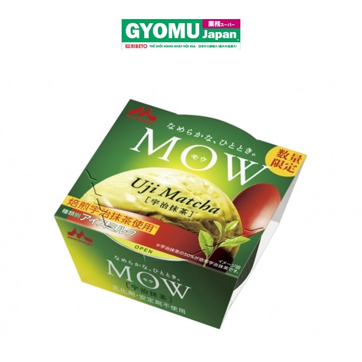 MORINAGA_Kem Mow trà xanh 140ml