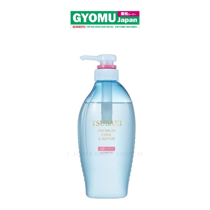 TSUBAKI_Dầu gội phục hồi, sạch dầu, mát lạnh 450ml