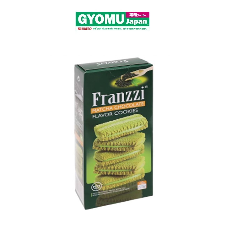 FRANZZI_Bánh quy vị socola trà xanh 115g