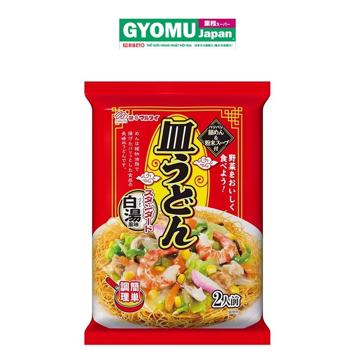 MARUTAI_Mì udon chiên giòn ăn liền 108g