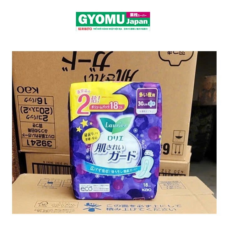 LAURIER_BVS ban đêm không cánh 18 miếng 30cm