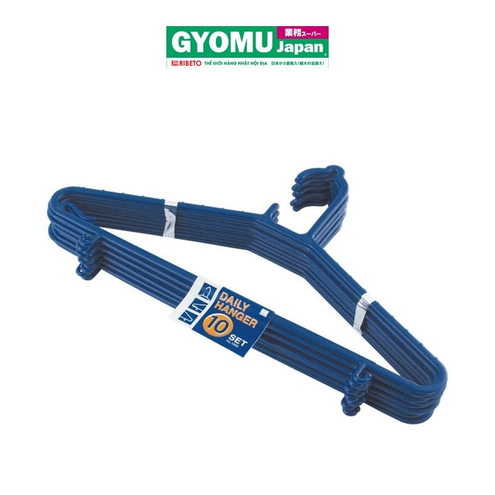 KOKUBO_Set 10 móc nhựa phơi quần áo 42*23cm