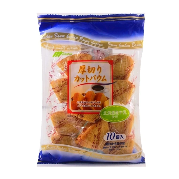 MARUKIN_Bánh baumkuchen cắt lát dày vị truyền thống