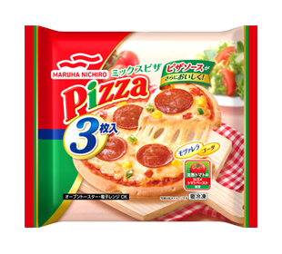 MARUHA_Pizza 3P thập cẩm đông lạnh 300g
