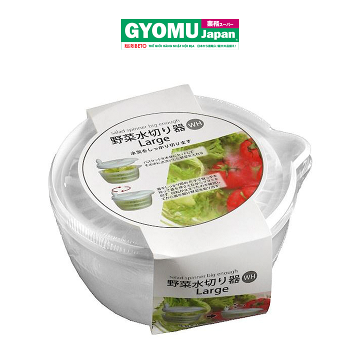 LIVING_Rổ quay rau bằng nhựa cỡ lớn size 3L